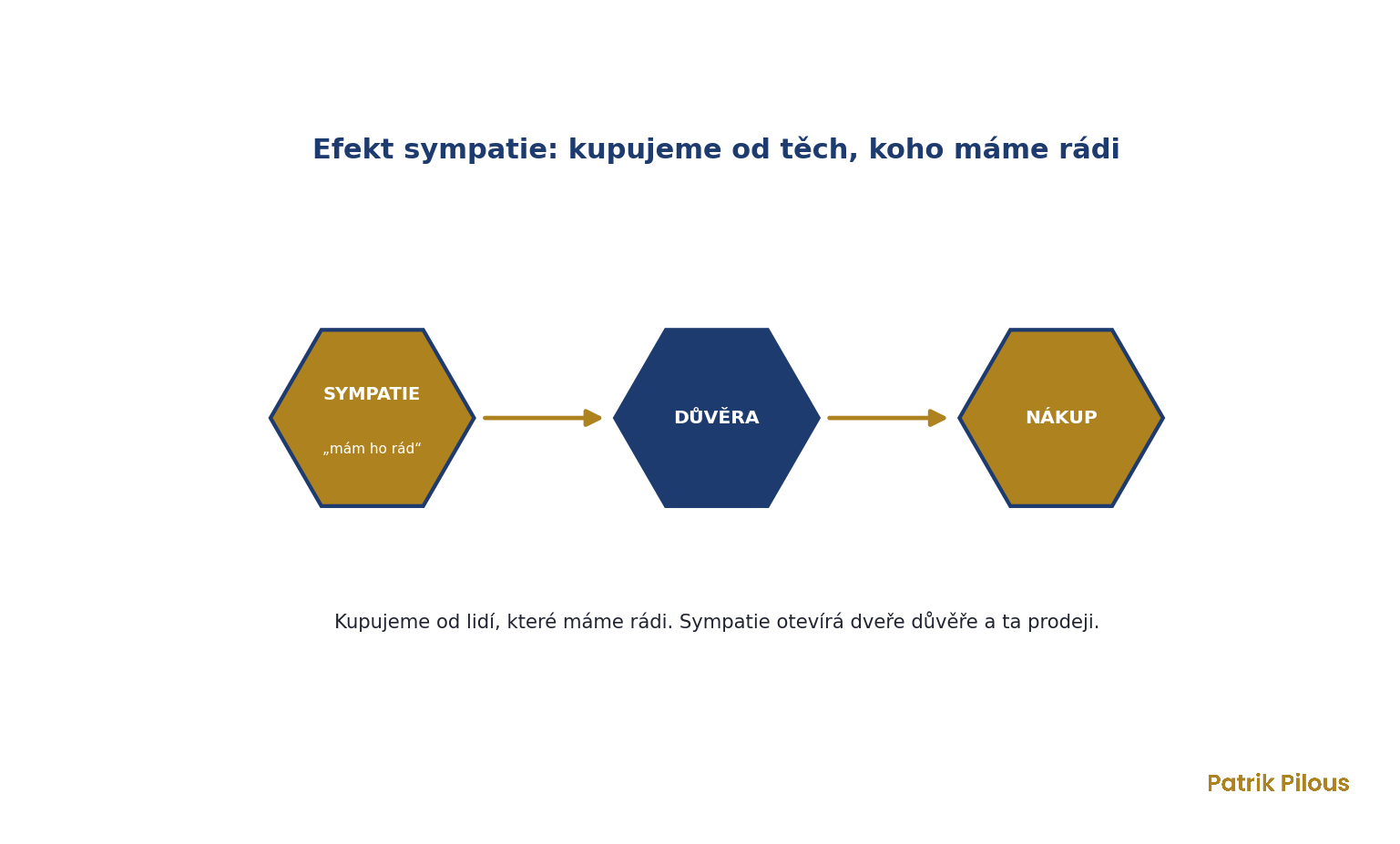 Efekt sympatie: sympatie vede k důvěře a ta k nákupu