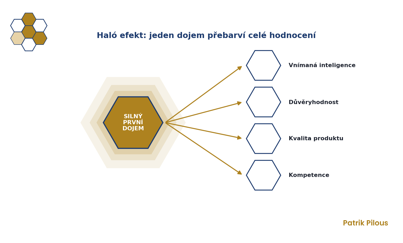 Haló efekt: jeden silný první dojem přebarví hodnocení dalších vlastností